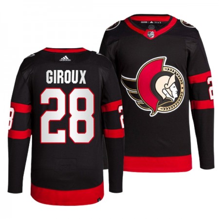 Ottawa Senators Hockeydrakt Claude Giroux 28 Svart Adidas Authentic - Herre
